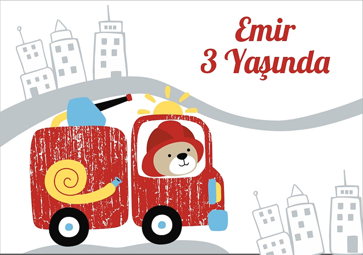 Tamirci Temalı Doğıum Günü Afişi 50X70 cm