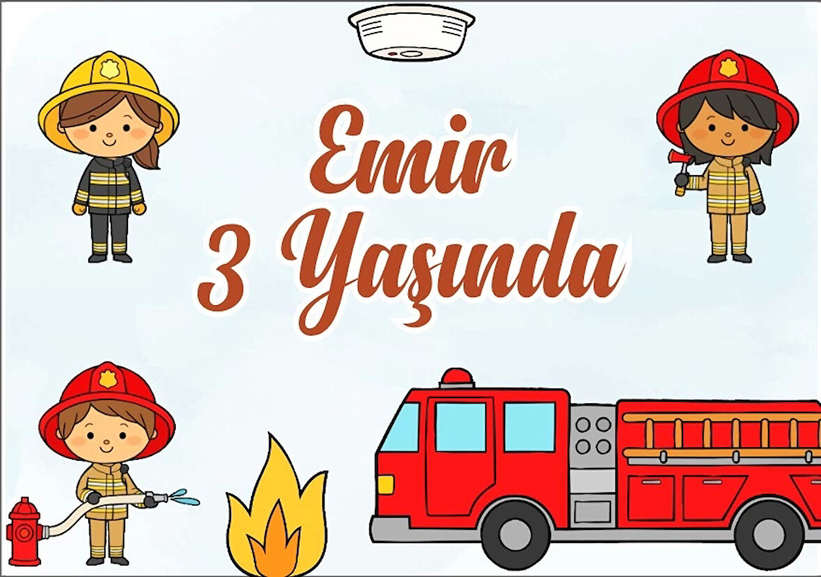 Çiçekler Temalı Doğum Günü Afişi 50X70 cm