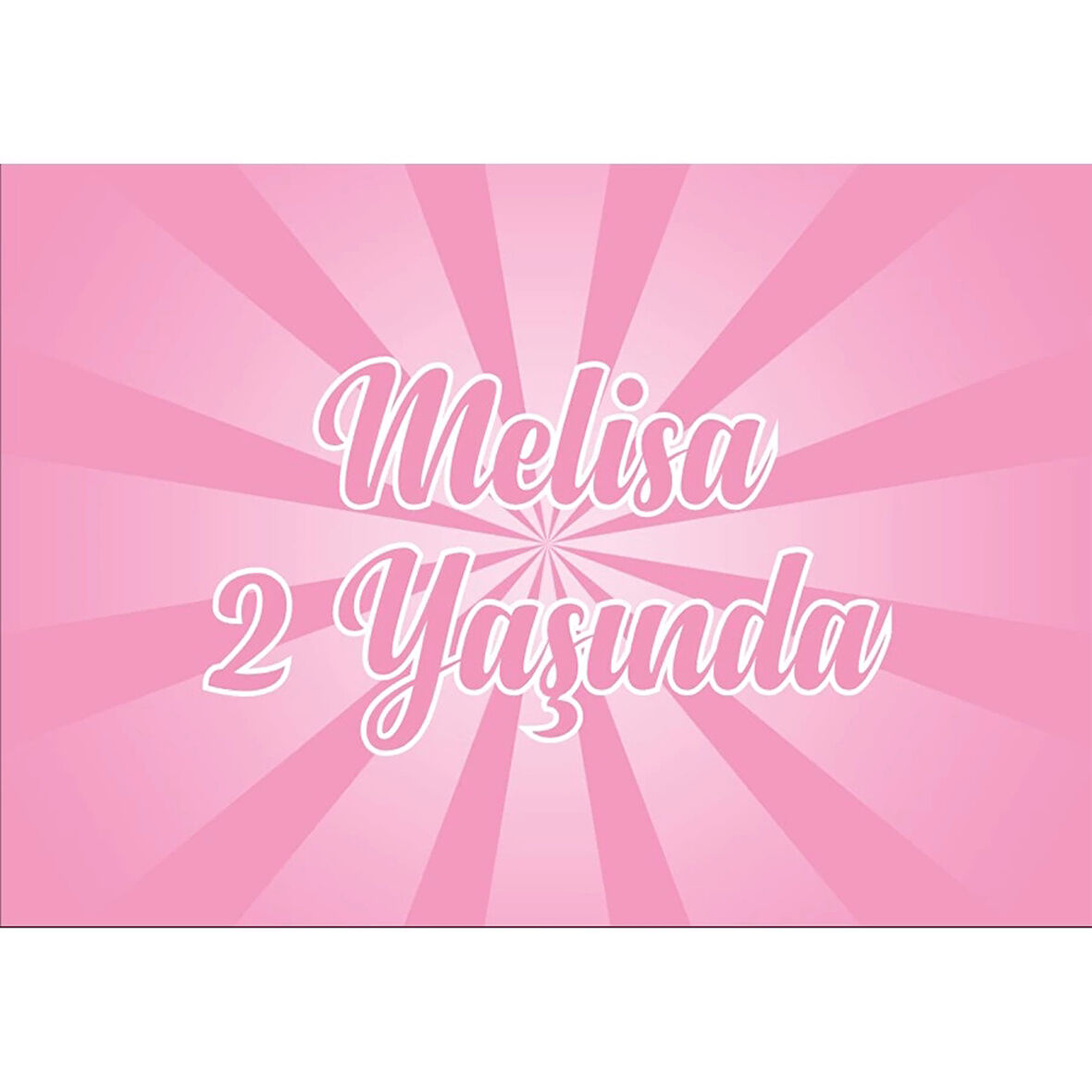 Yeşil Doğum Günü Afişi 50X70 cm