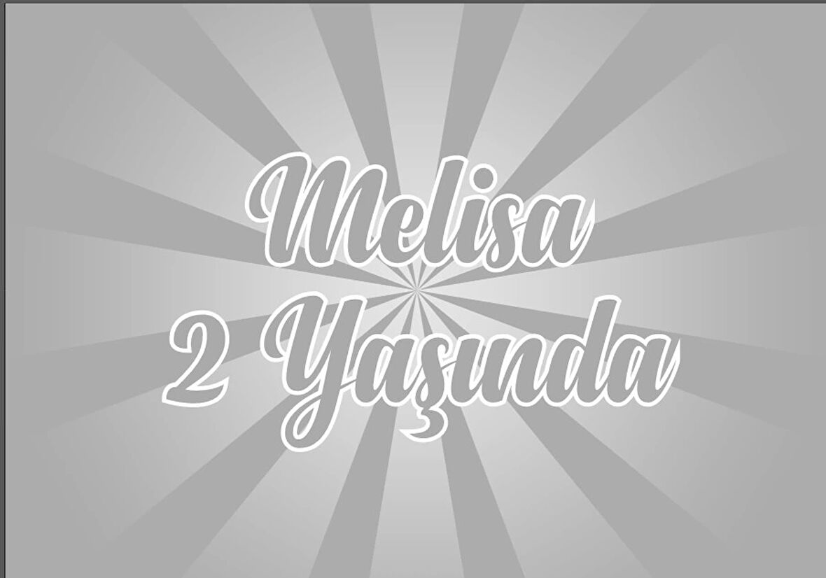 Mavi Doğum Günü Afişi 100X150 cm