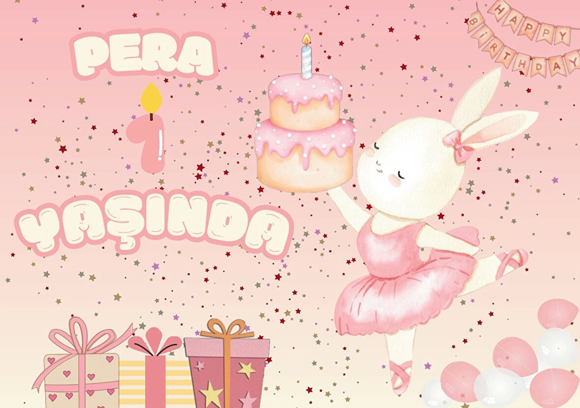 Kamyon ve Yol Temalı Doğum Günü Afişi 35X50 cm