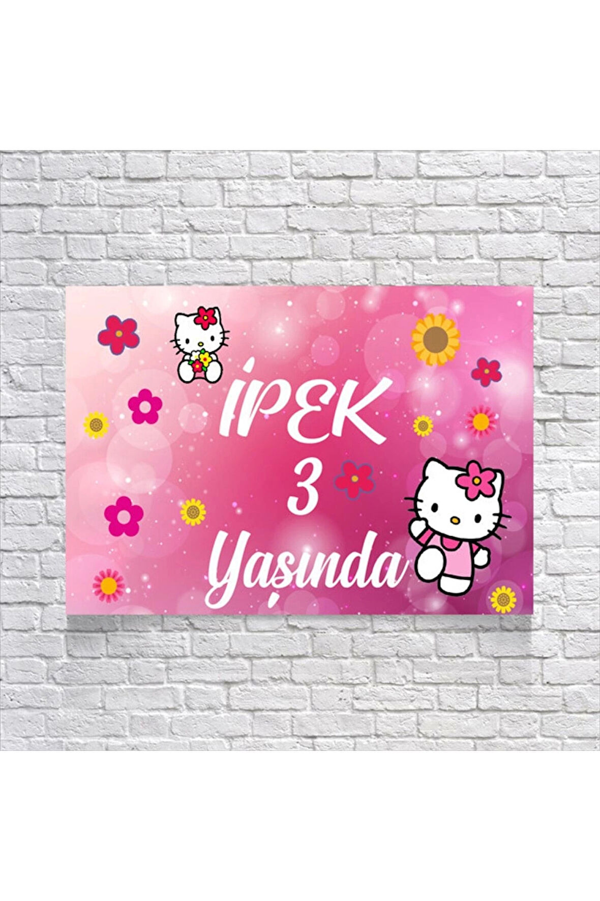 CATS TEMALI DOĞUM GÜNÜ AFİŞİ 50X70 cm