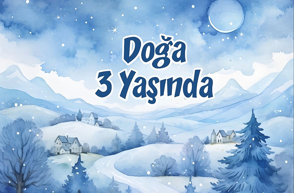 Mum Üfleyen Unİcorn Temalı Doğum Günü Afişi 50X70 cm