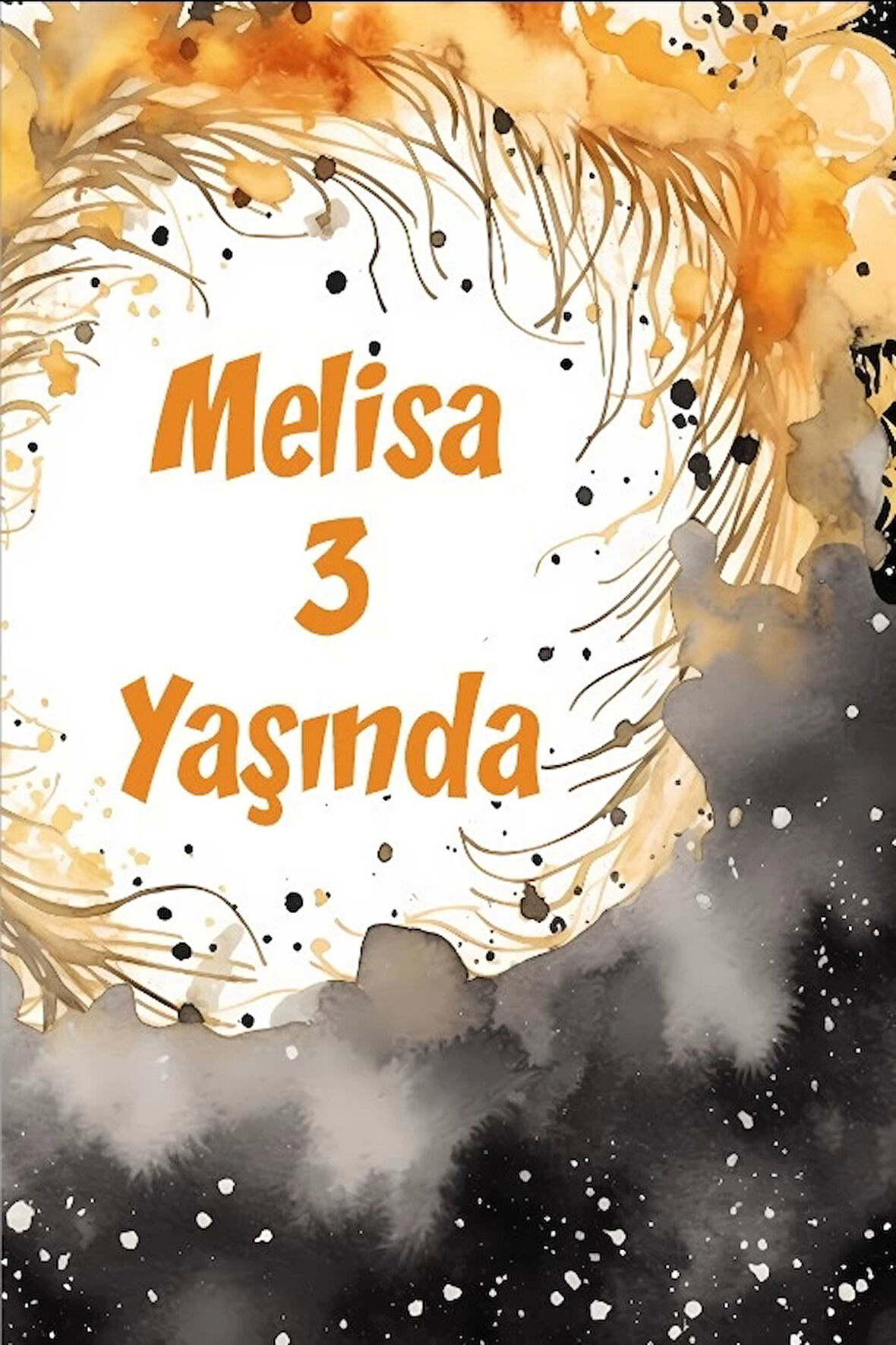 Baloncuklar Temalı Doğum Günü Afişi 35X50 cm