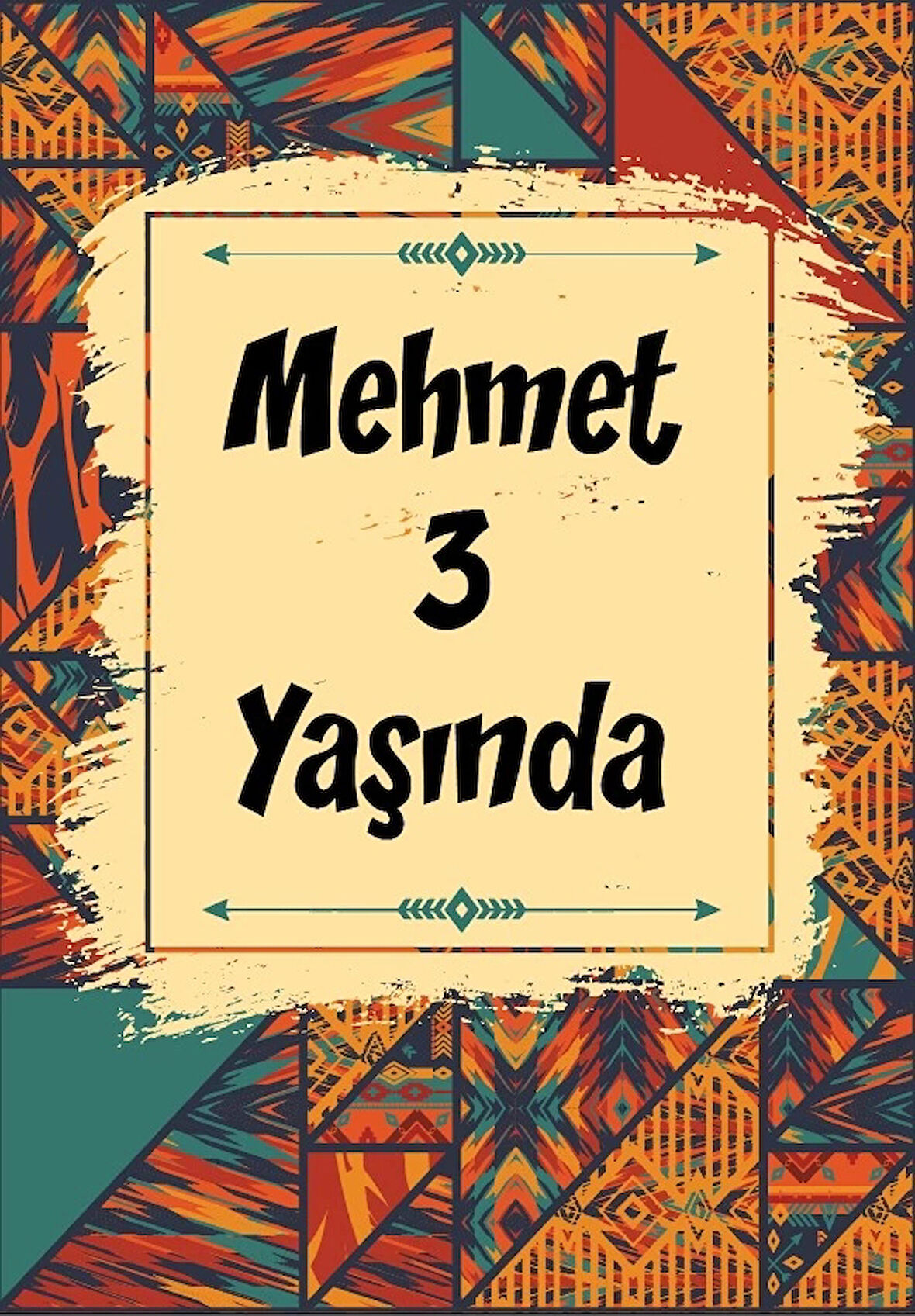 Retro Doğum Günü Afişi 35X50 cm