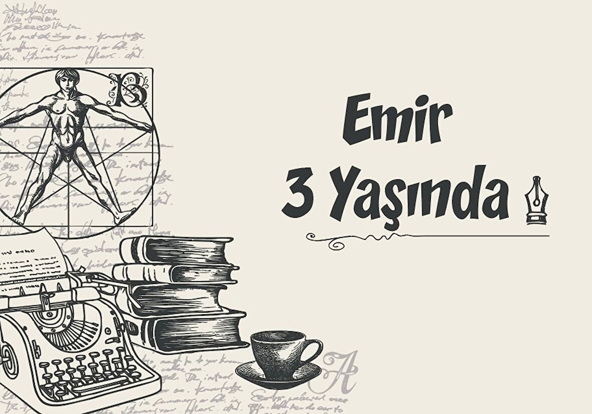 Bilim temalı Doğum günü afişi 35X50 cm