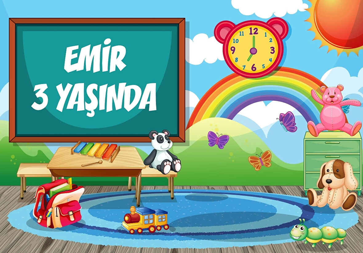 Oyun Temalı Doğum Günü Afişi 35X50 cm