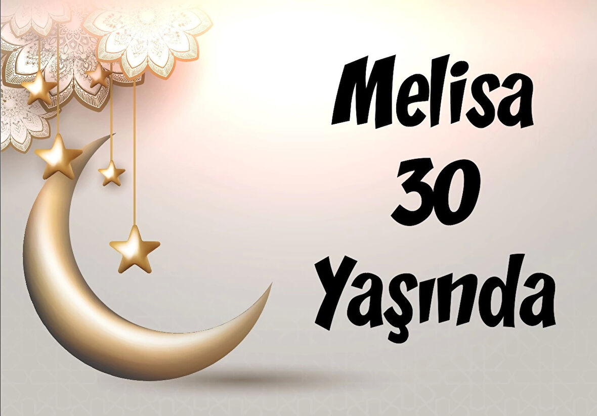 ay ve yıldızlar temalı doğum günü afişi 50X70 cm