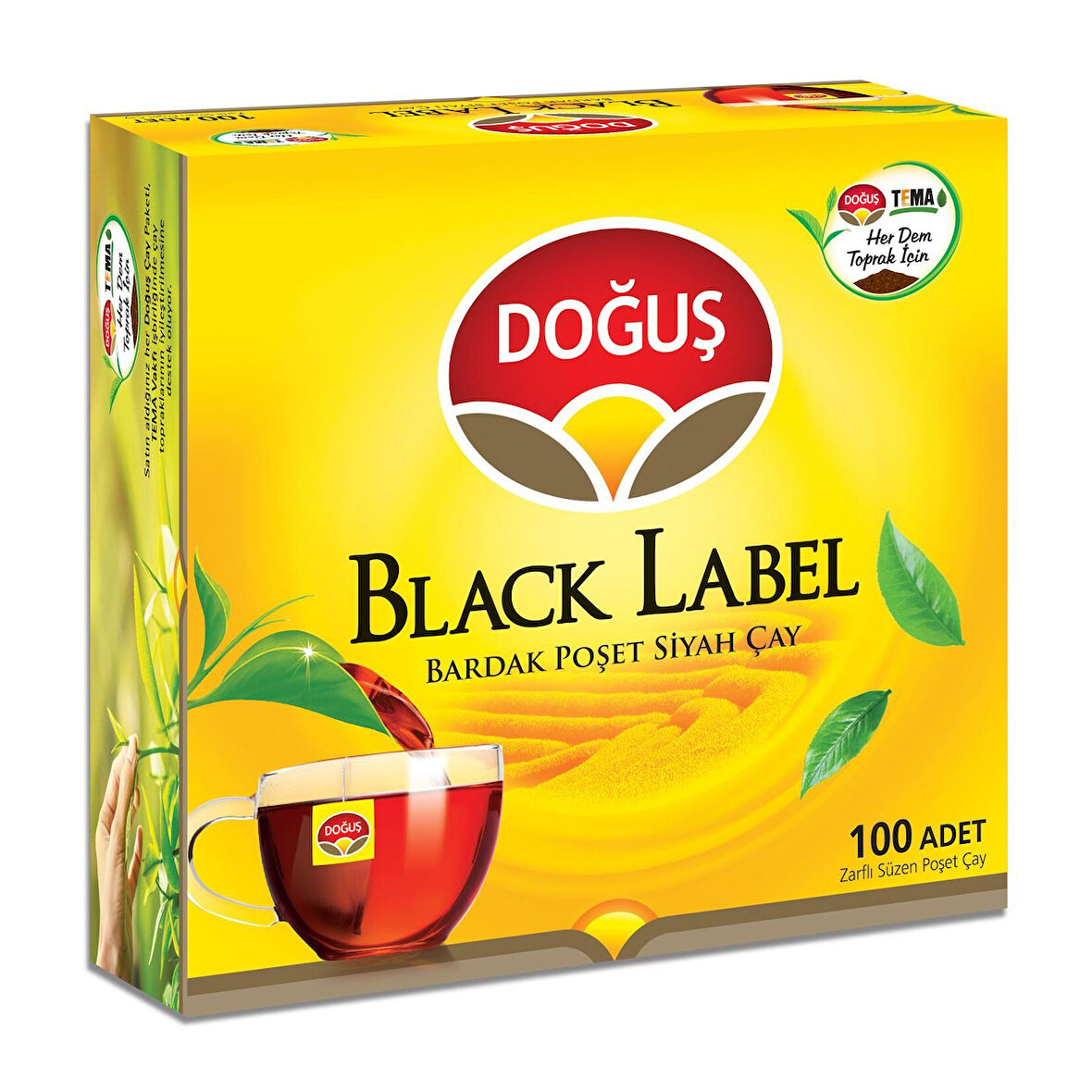 Doğuş Black Label Bardak Poşet Çay 100 Adet