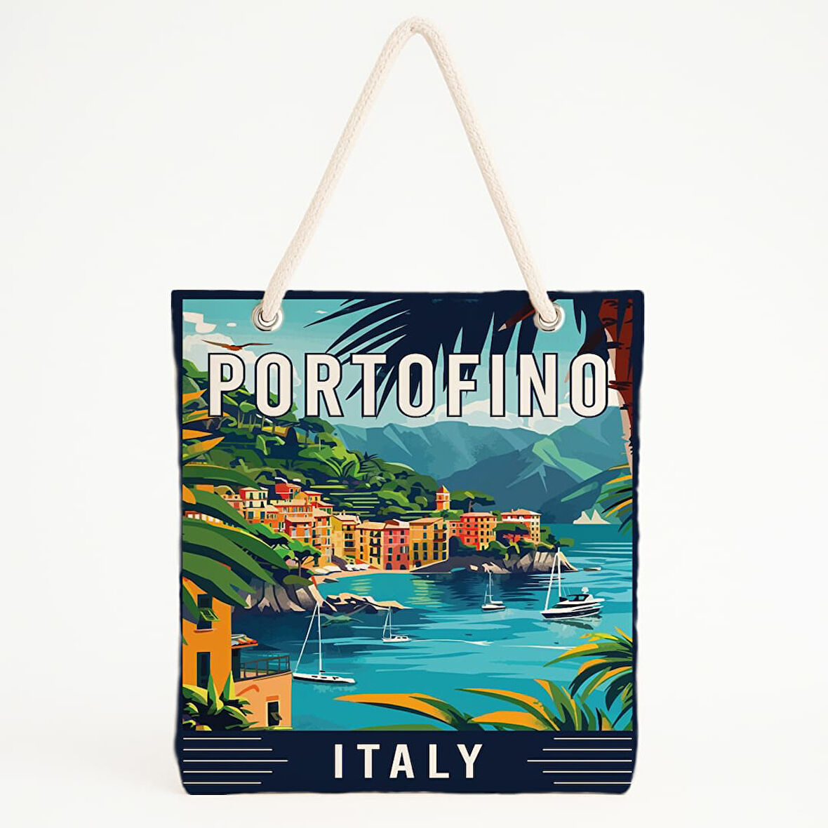Portofino Tropik Sahil Plaj Çantası