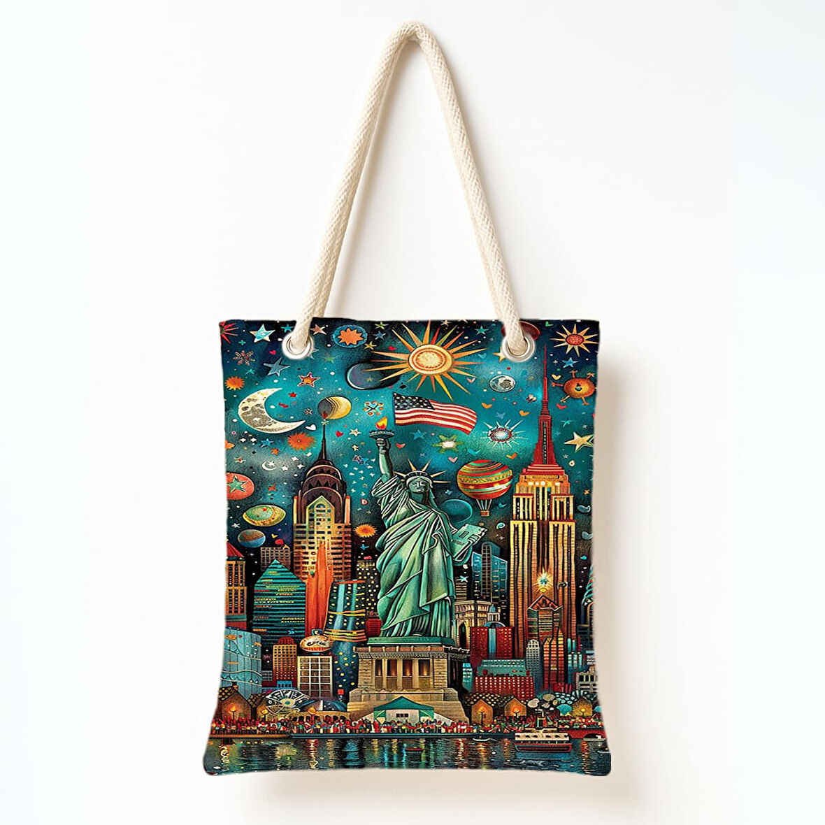 Kozmik New York Omuz Çantası