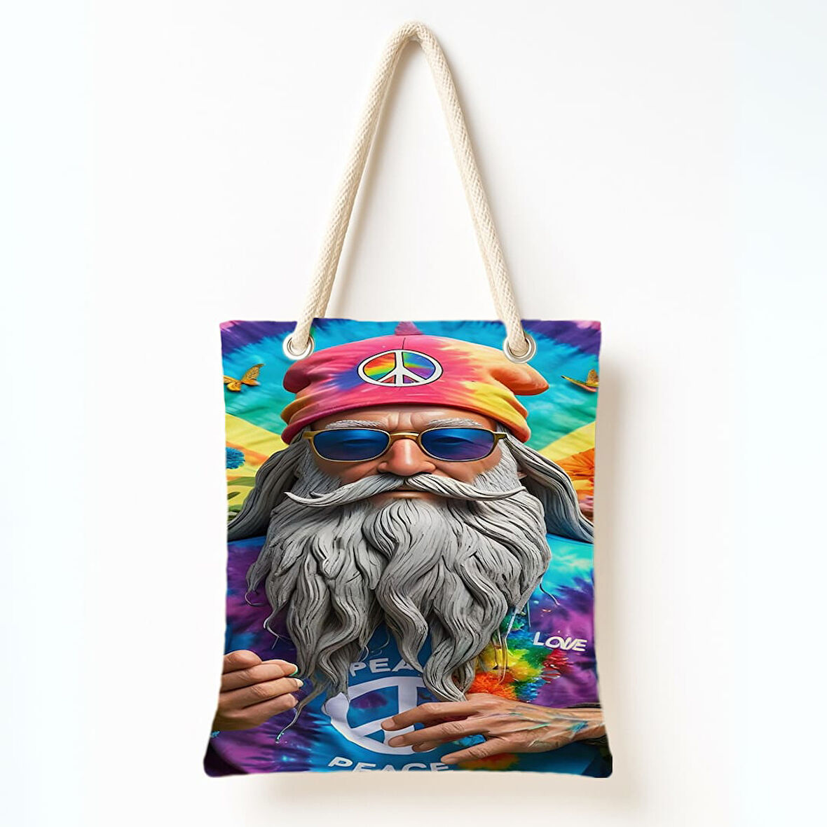 Barışın Ruhu Hippie Omuz Çantası