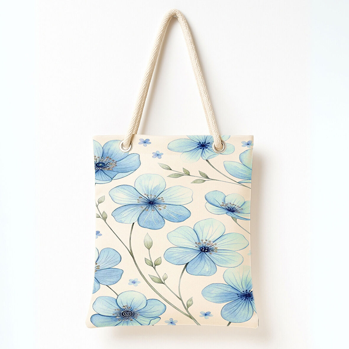 Mavi Bahar Omuz Çantası