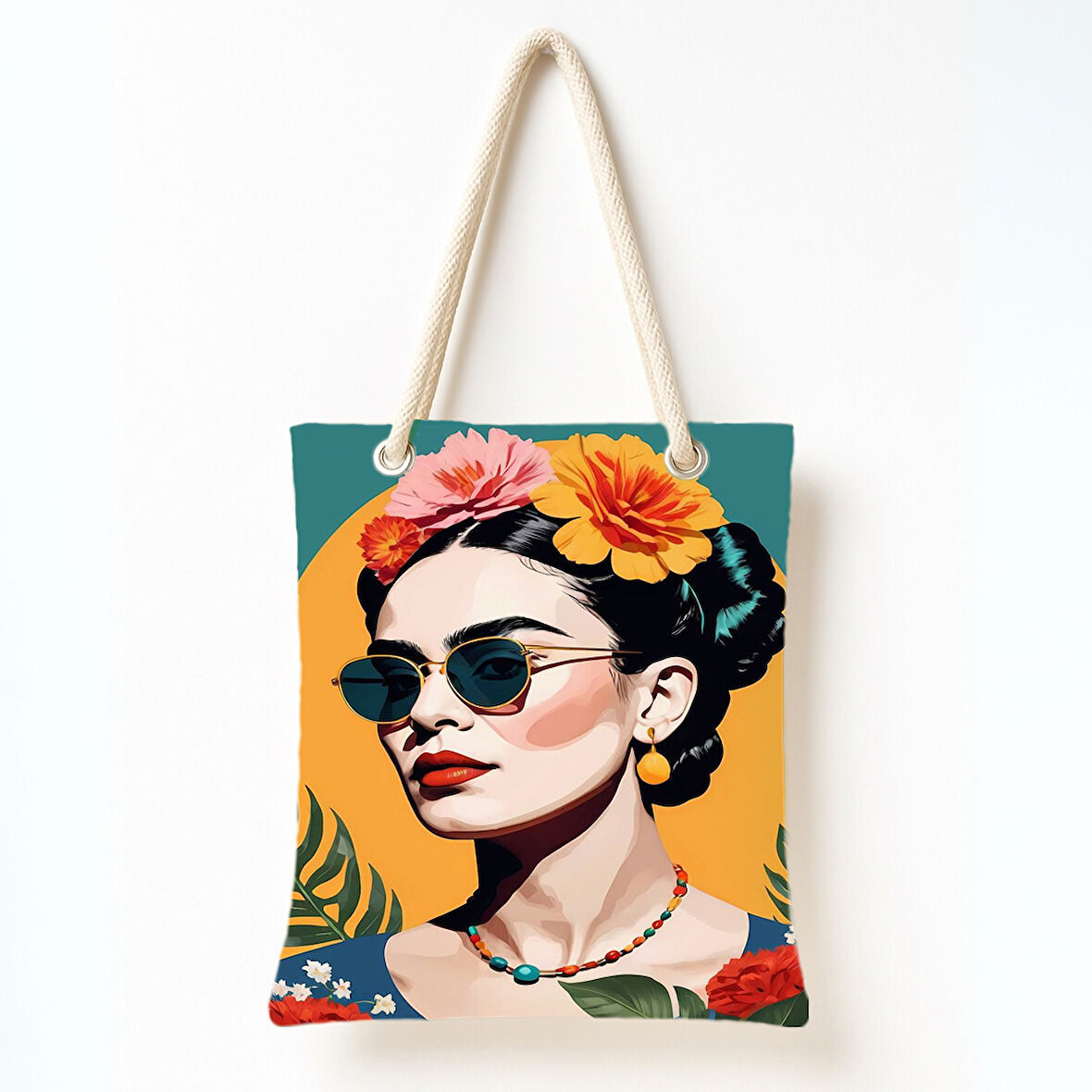 Tropik Frida Kahlo Omuz Çantası