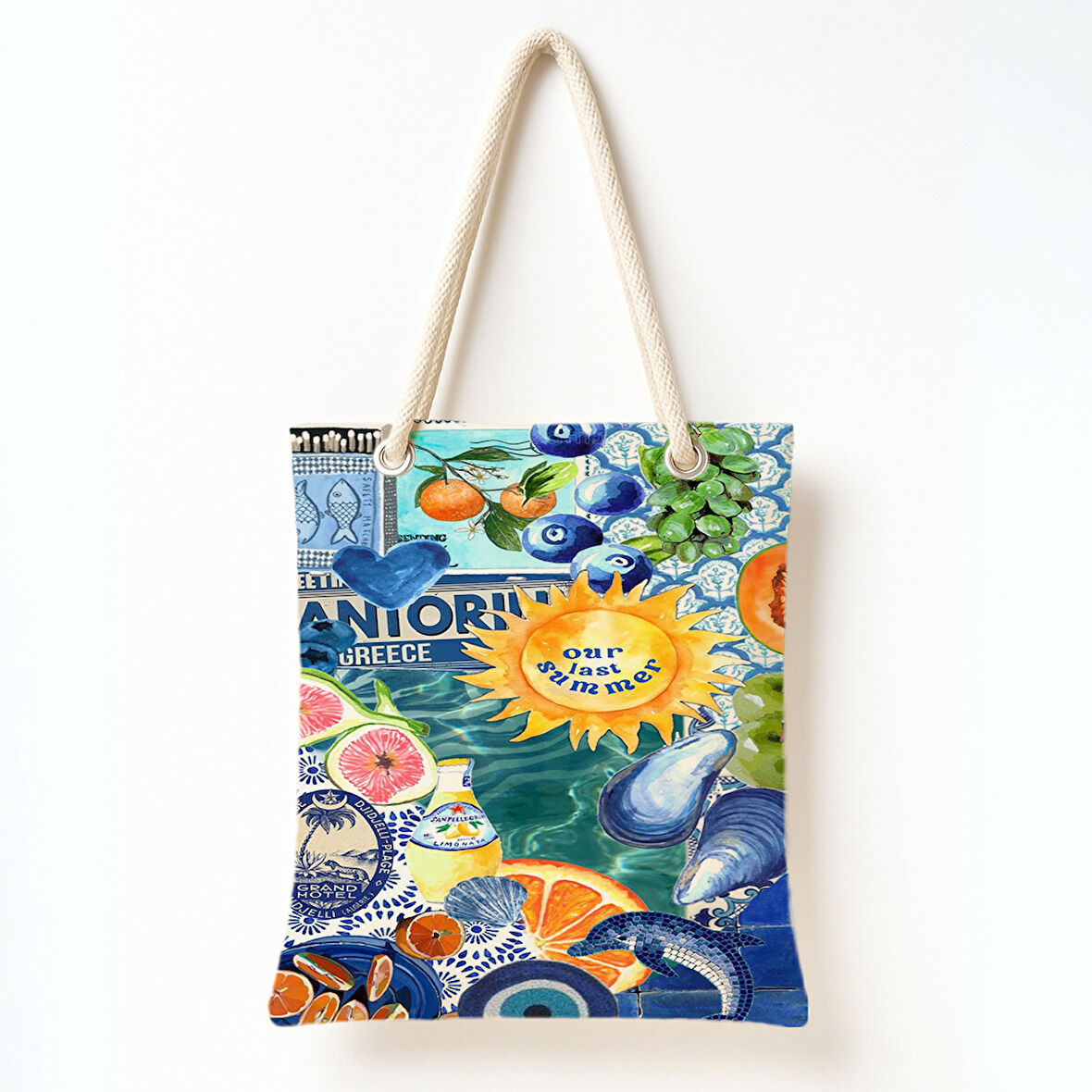 Akdeniz Rüyası Eskizi Omuz Çantası