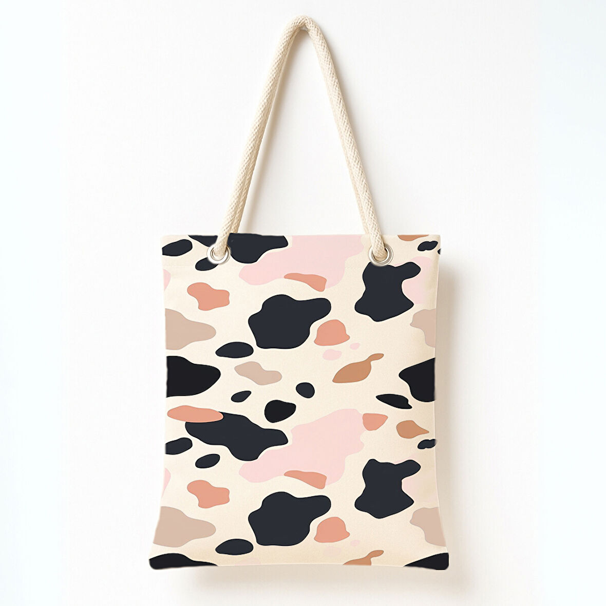 Renkli Kamuflaj Deseni Omuz Çantası