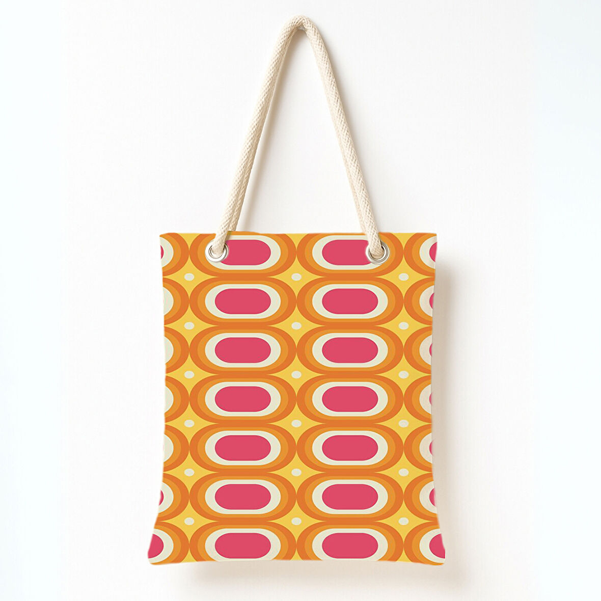 Retro Oval Ritim Omuz Çantası