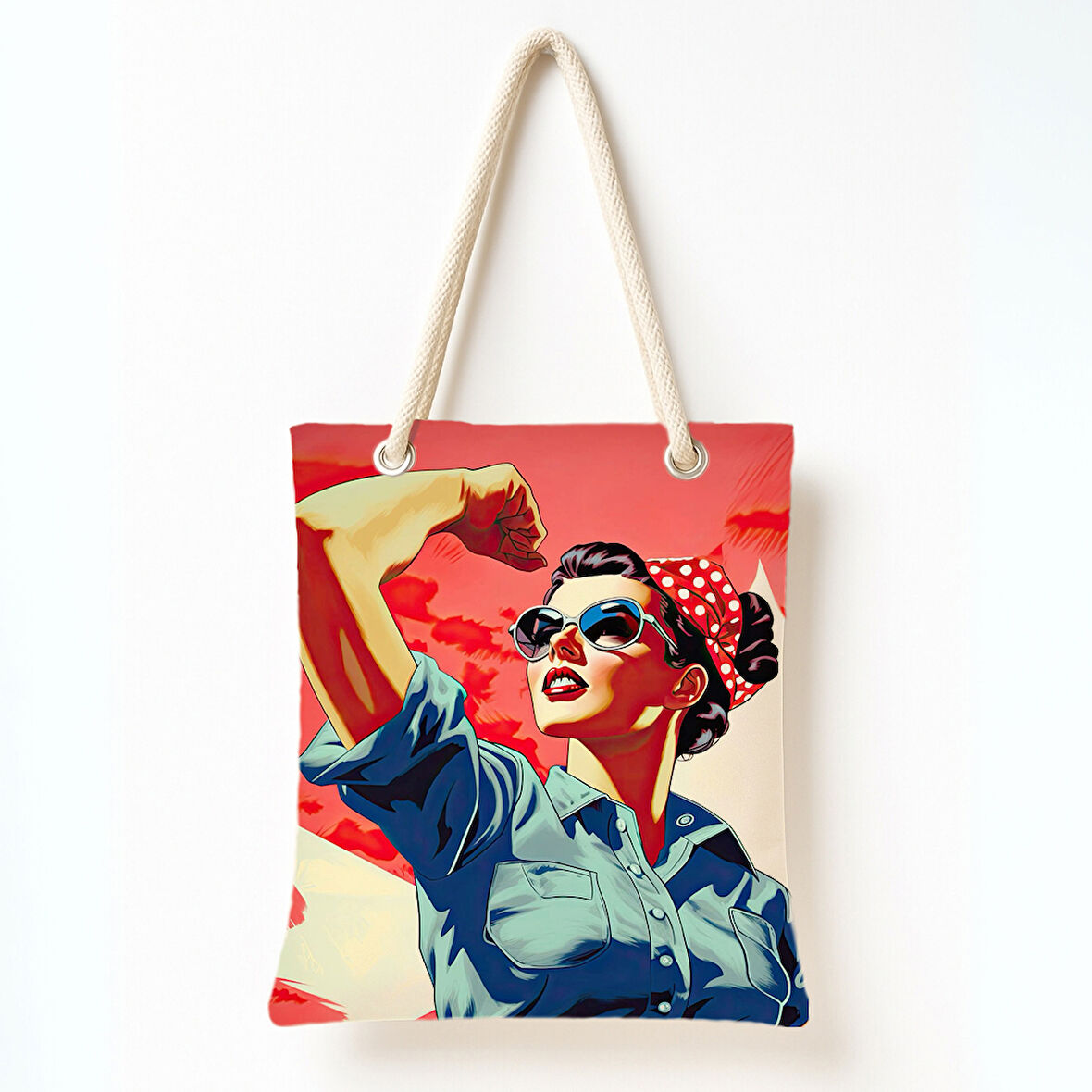 Güçlü Kadın Mesajı Omuz Çantası