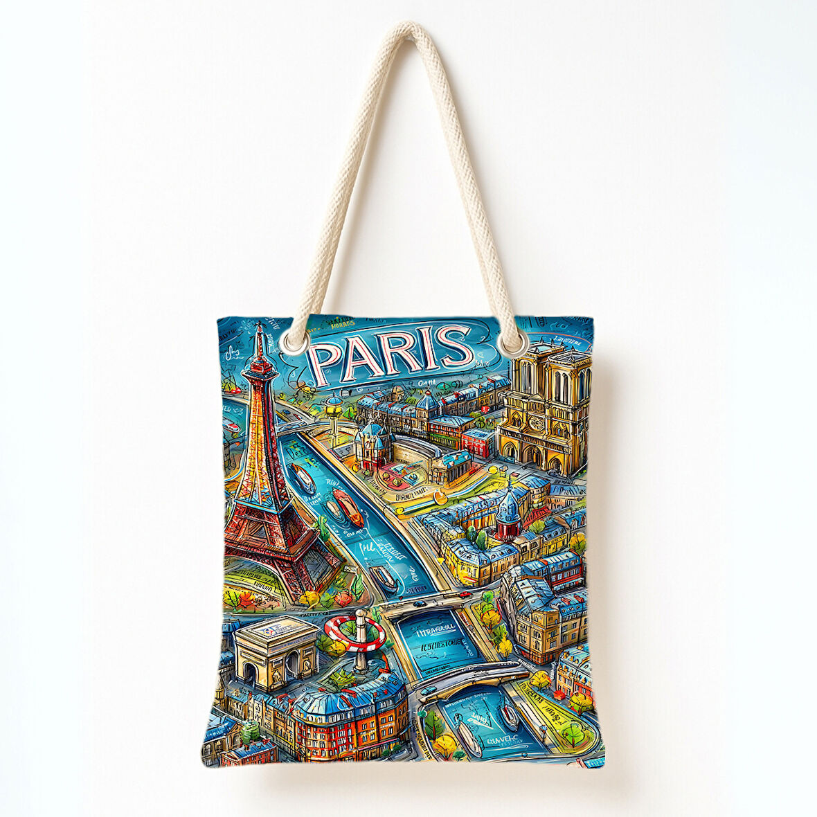 Paris Şehir Rüyası Omuz Çantası