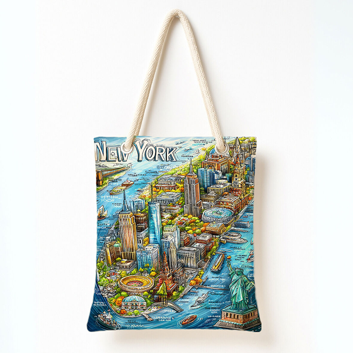 Manhattan Şehir Rüyası Omuz Çantası