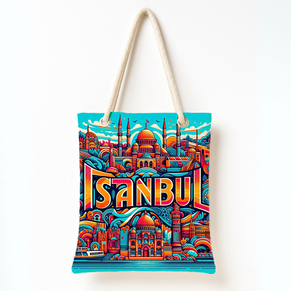 İstanbul Grafik Rüyası Omuz Çantası