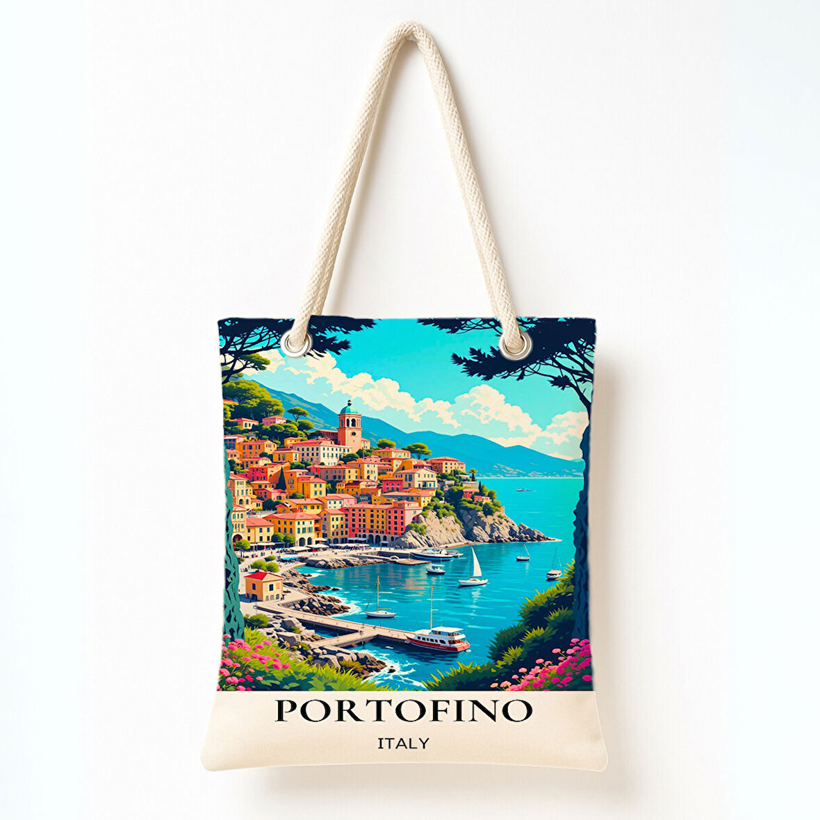 Portofino Sahil Rüyası Omuz Çantası