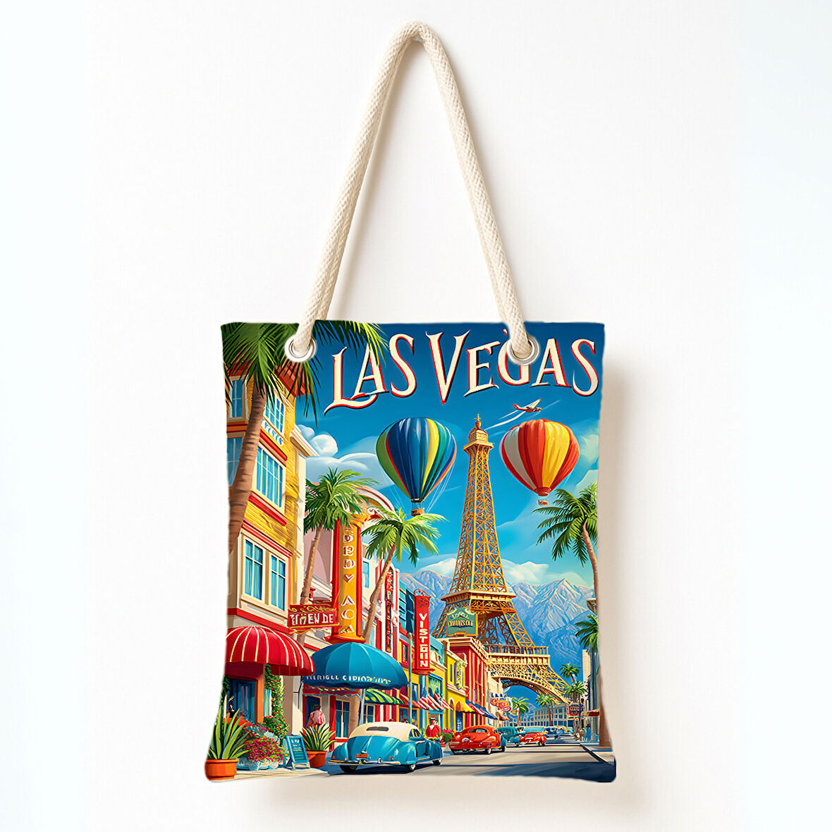 Vegas Neon Rüyası Omuz Çantası