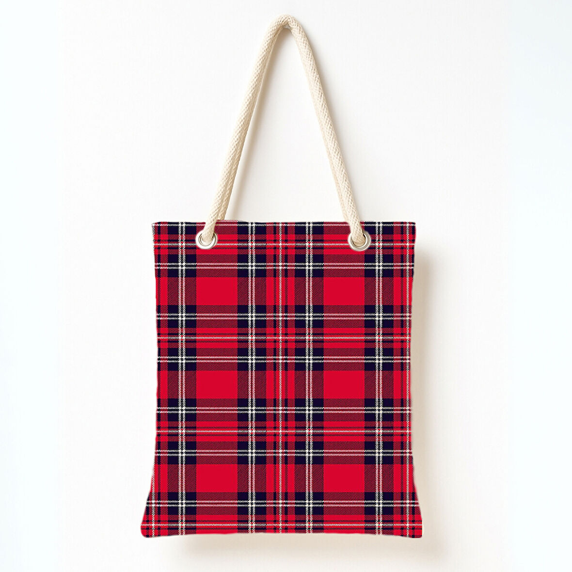 Ekose Kış Rüyası Omuz Çantası