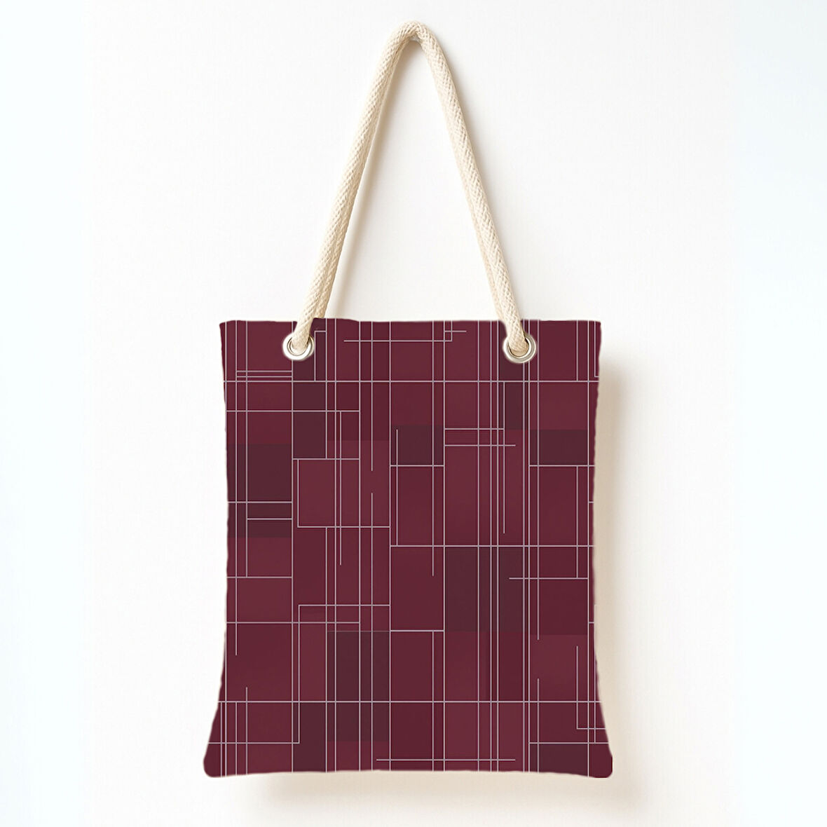 Çizgisel Ritim Rüyası Omuz Çantası