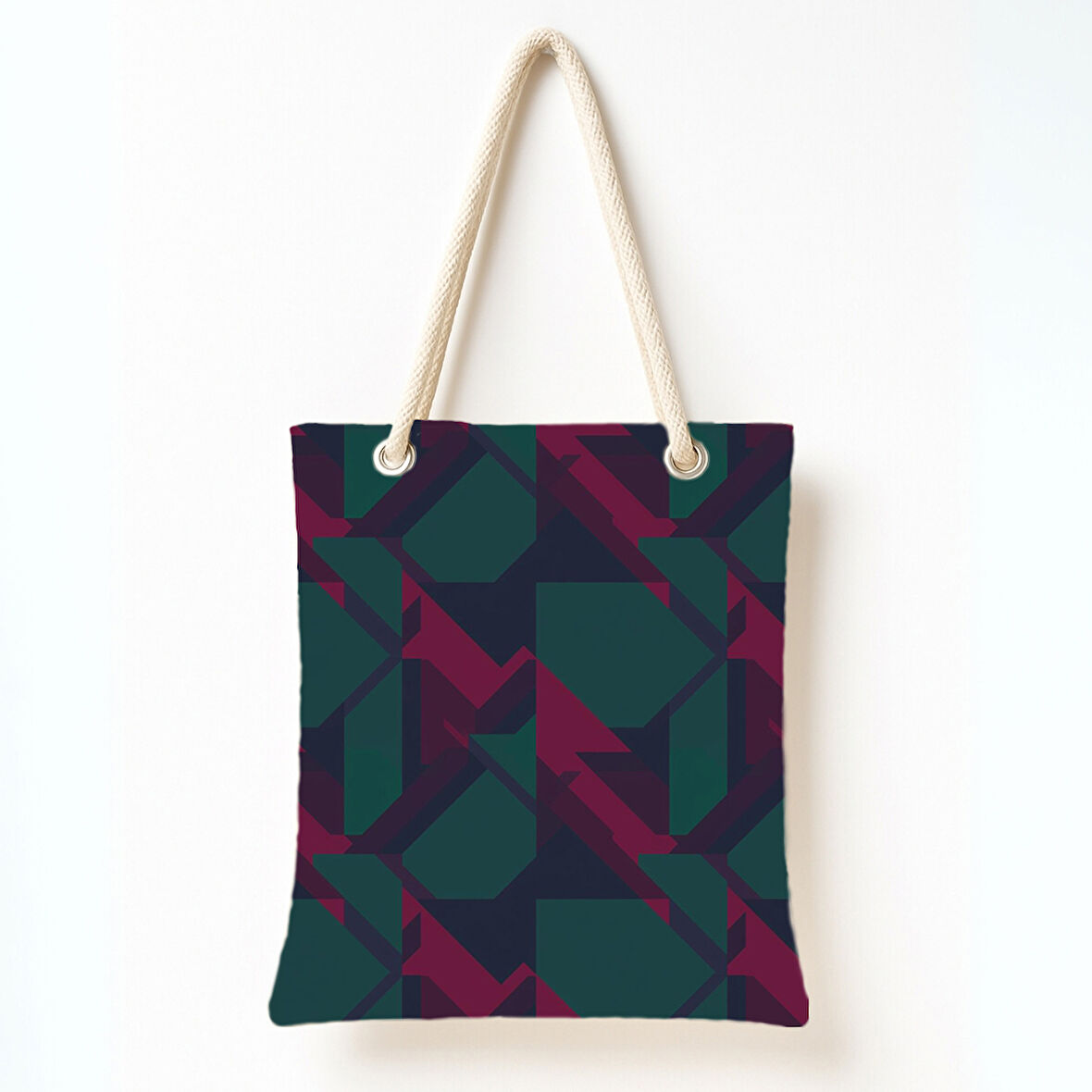 Soyut Form Rüyası Omuz Çantası