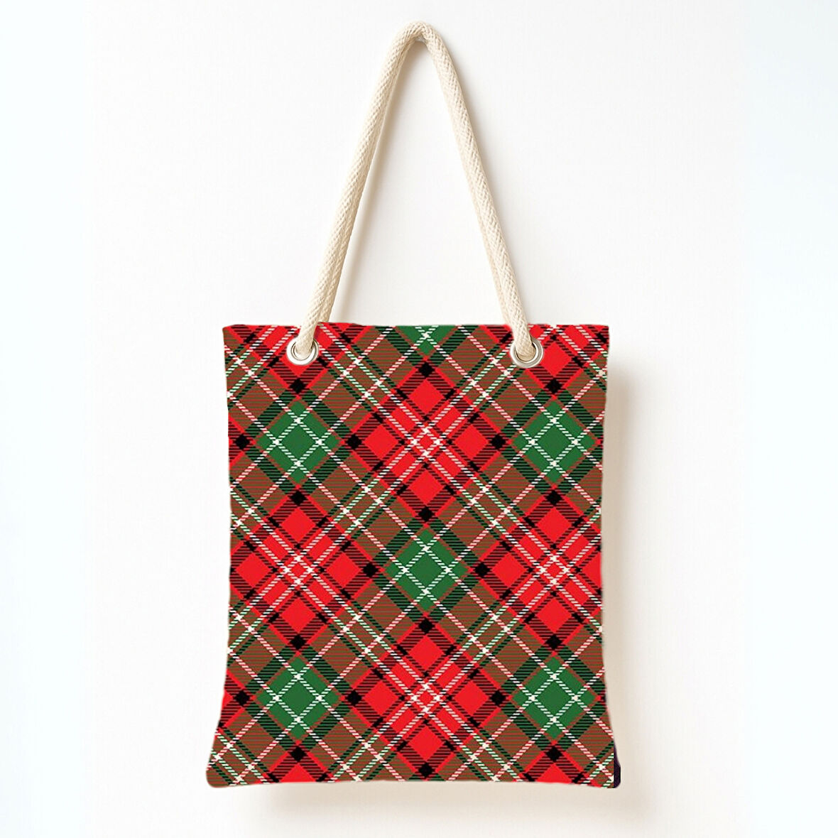 Kış Ekose Rüyası Omuz Çantası