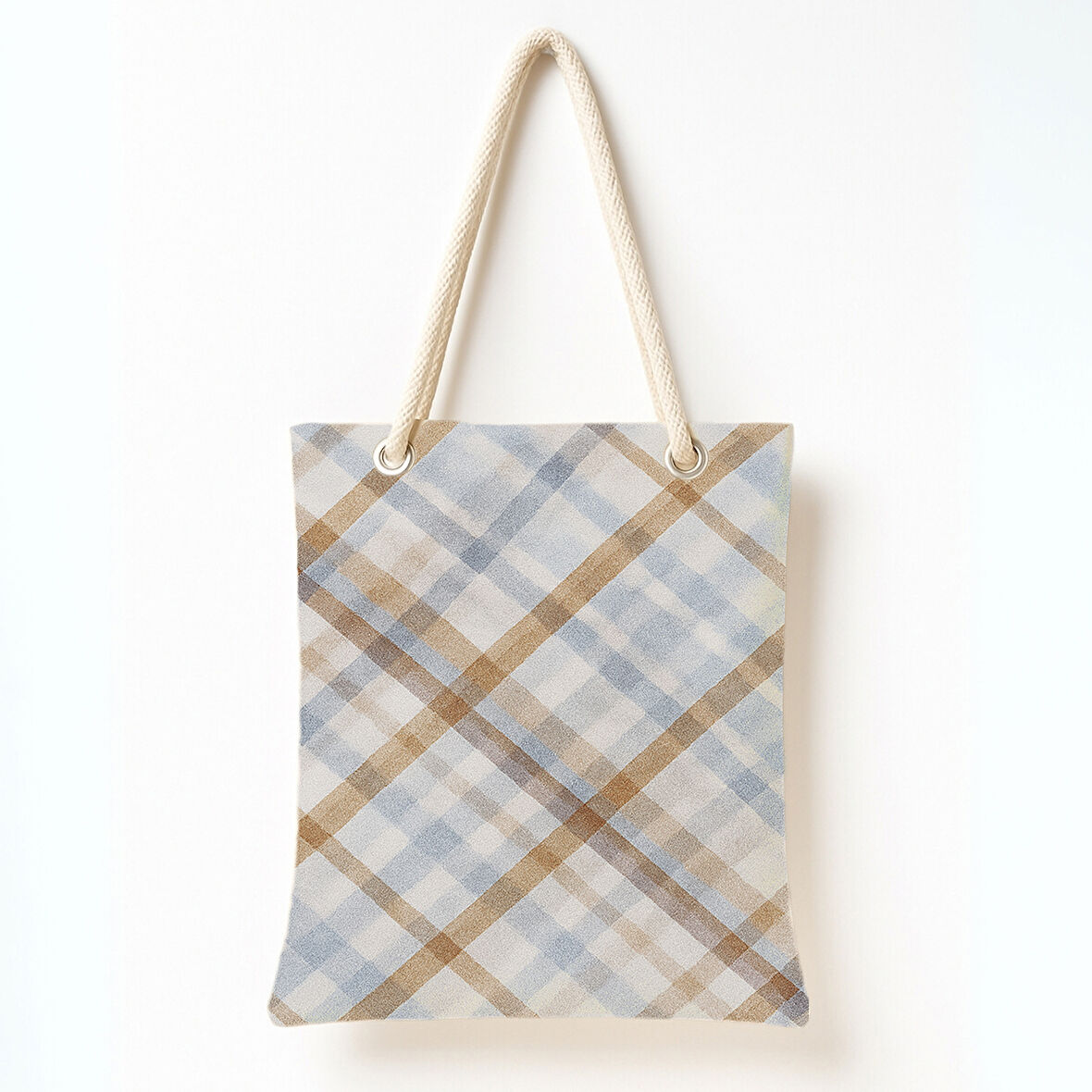 Pastel Ekose Rüyası Omuz Çantası