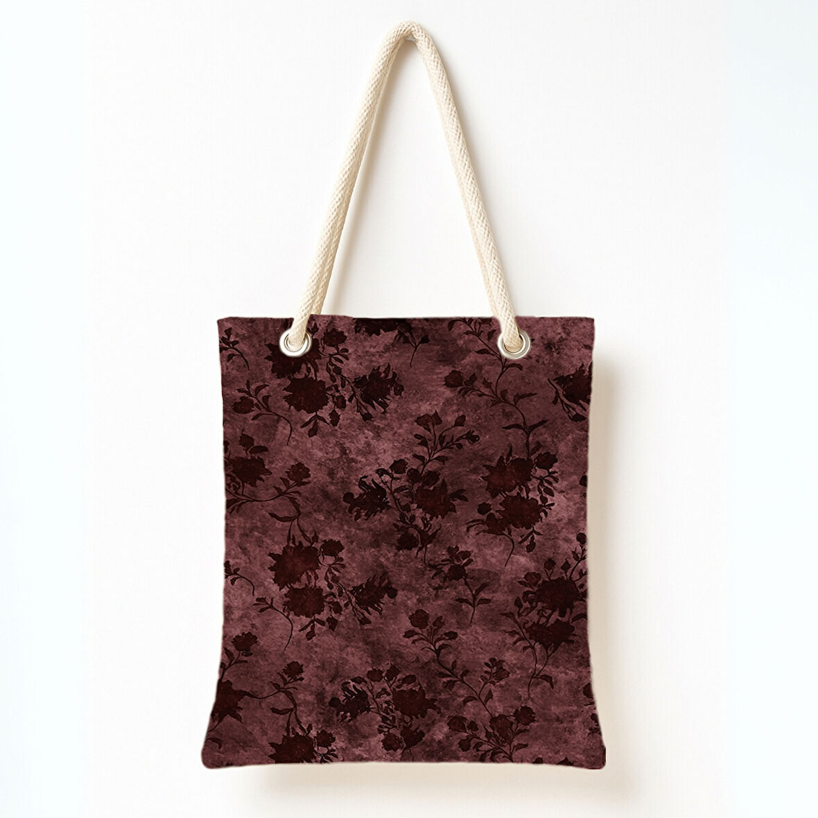 Burgundy Bahçe Rüyası Omuz Çantası