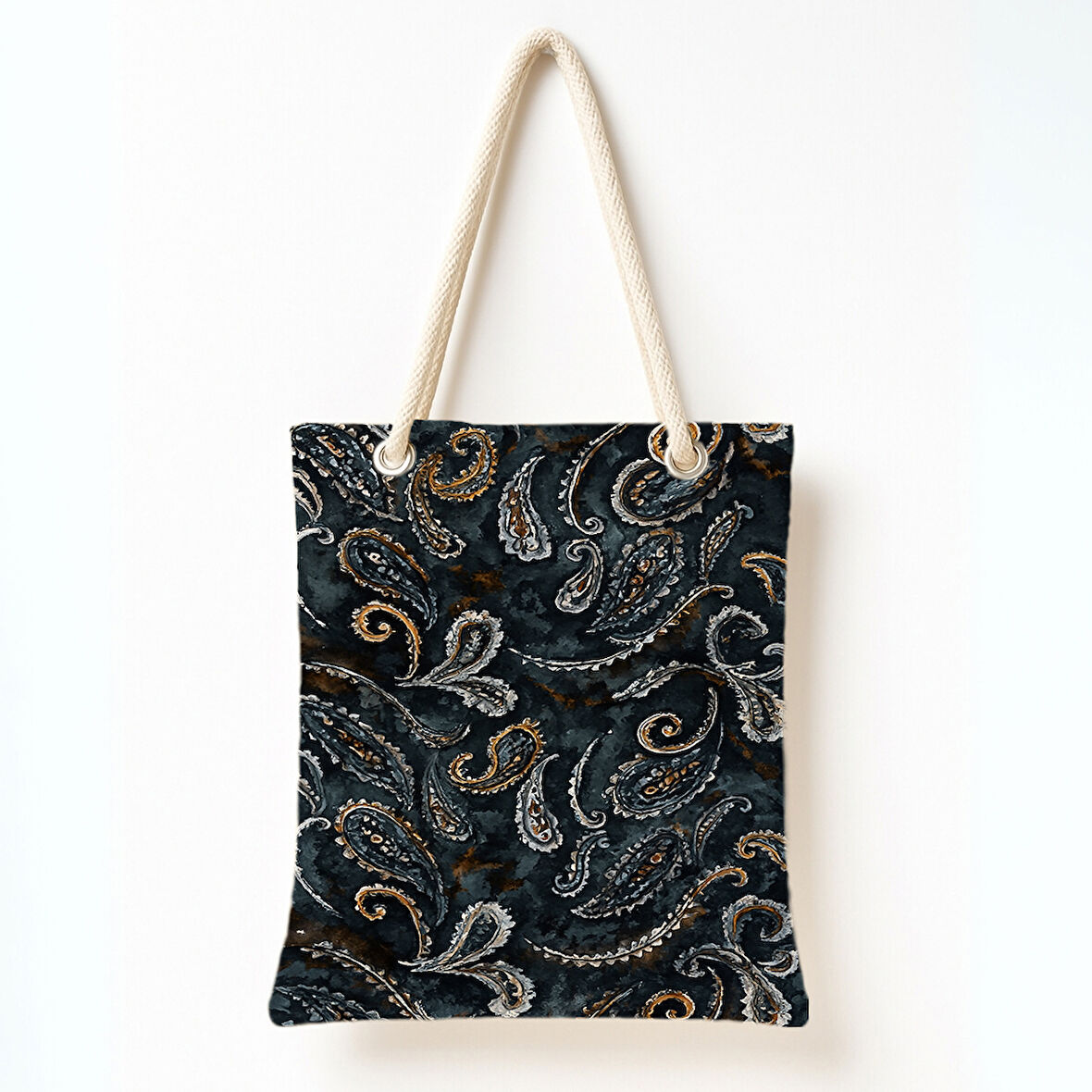 Gece Paisley Rüyası Omuz Çantası