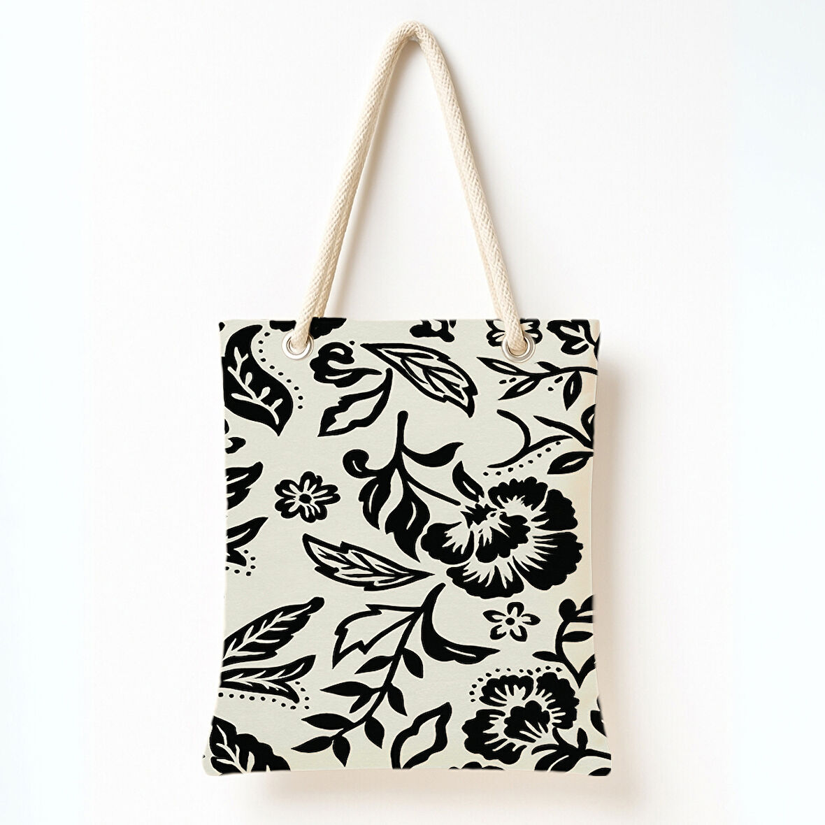 Siyah Bahçe Rüyası Omuz Çantası