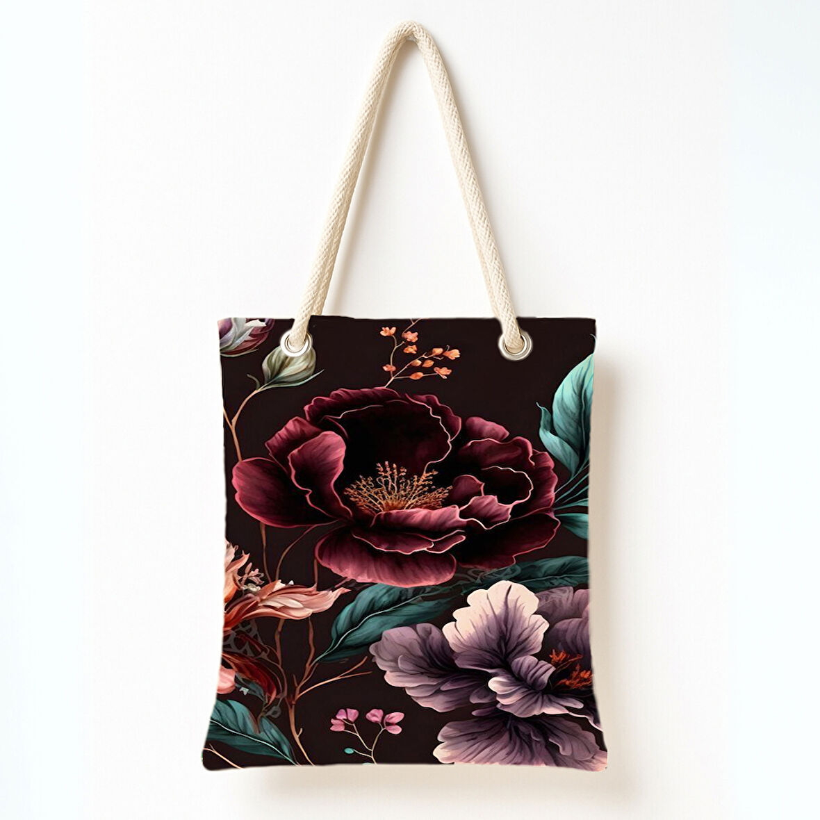 Çiçekli Gece Rüyası Omuz Çantası