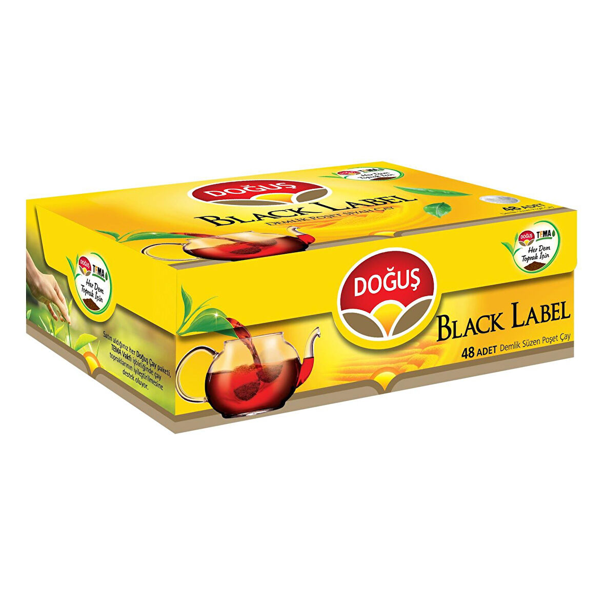 Doğuş Black Label Demlik Poşet Çay 48 Adet