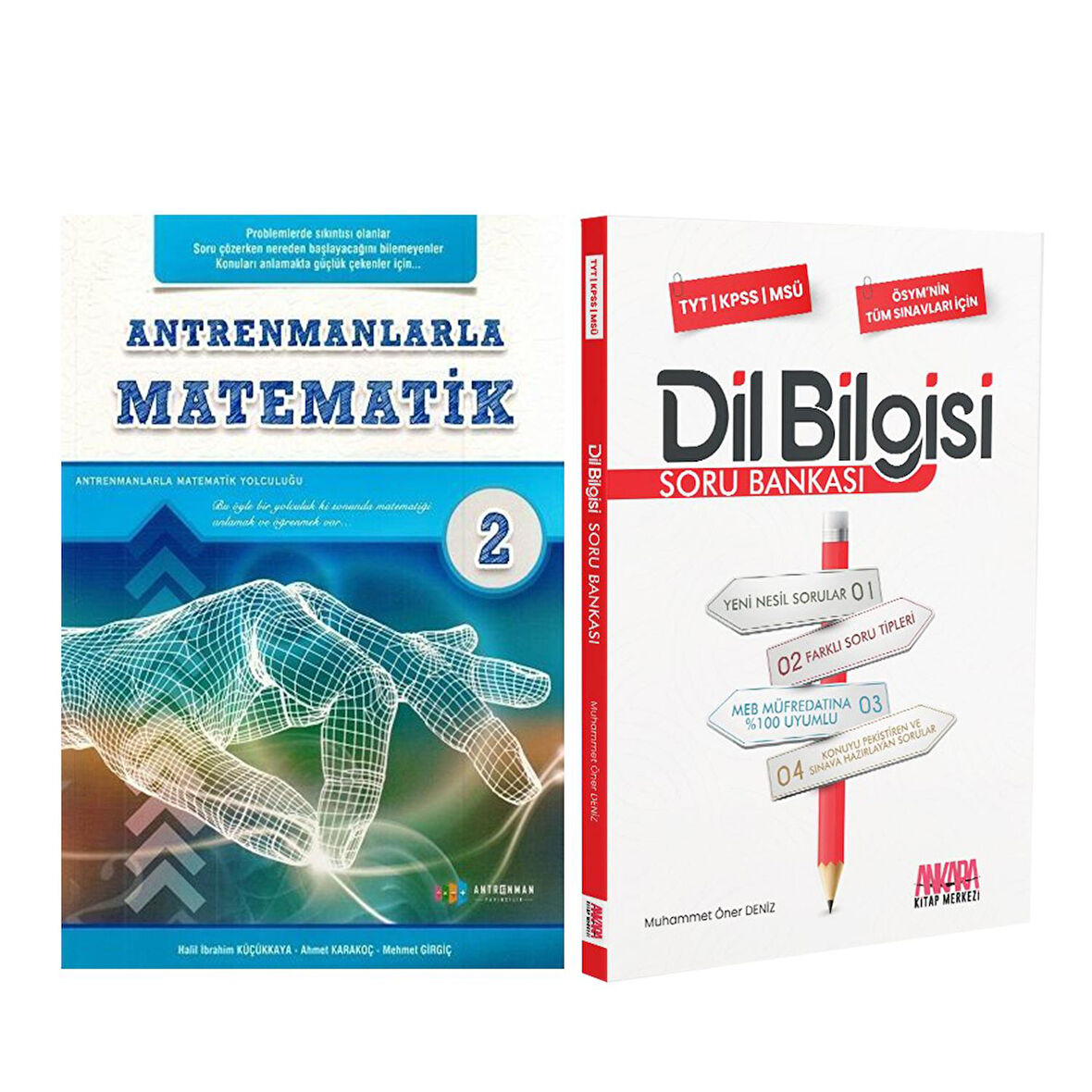 Antrenmanlarla Matematik 2  ve AKM Dil Bilgisi Soru Bankası Seti 2 Kitap