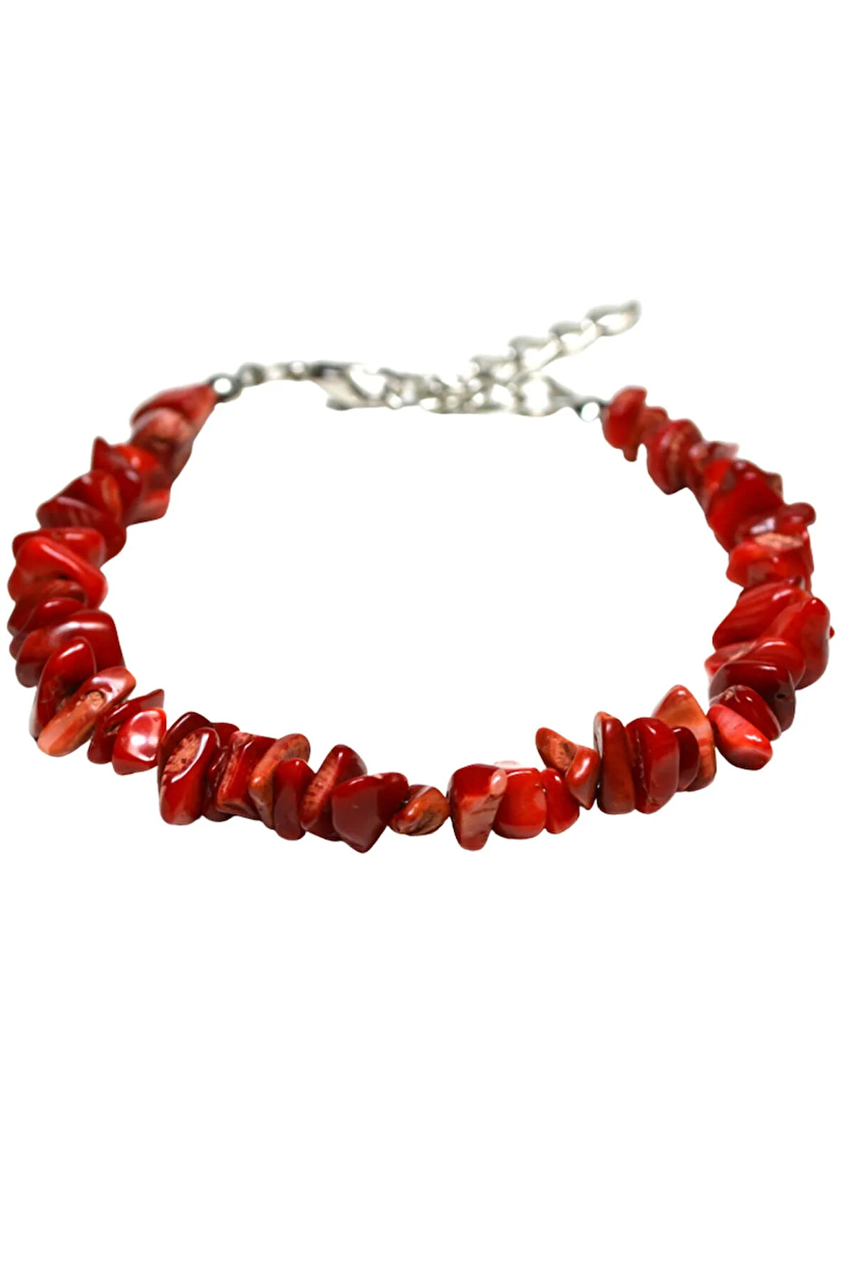 Sertifikalı Burç Bilekliği Doğal Taş Mercan Taşı