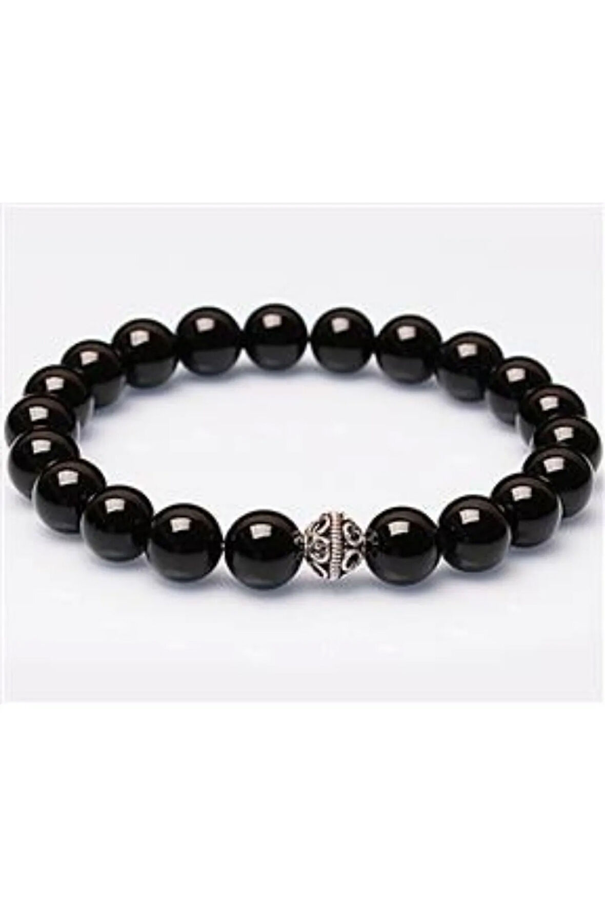 Orijinal Doğal Taş Parlak Oniks Taşı Bileklik