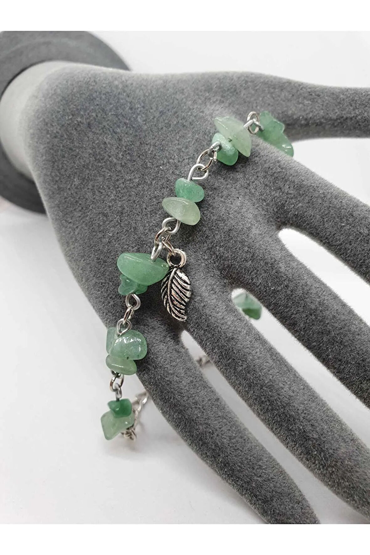 Sertifikalı Yeşim Taşı Bileklik Orijinal Doğal Taş Tasarım Bileklik