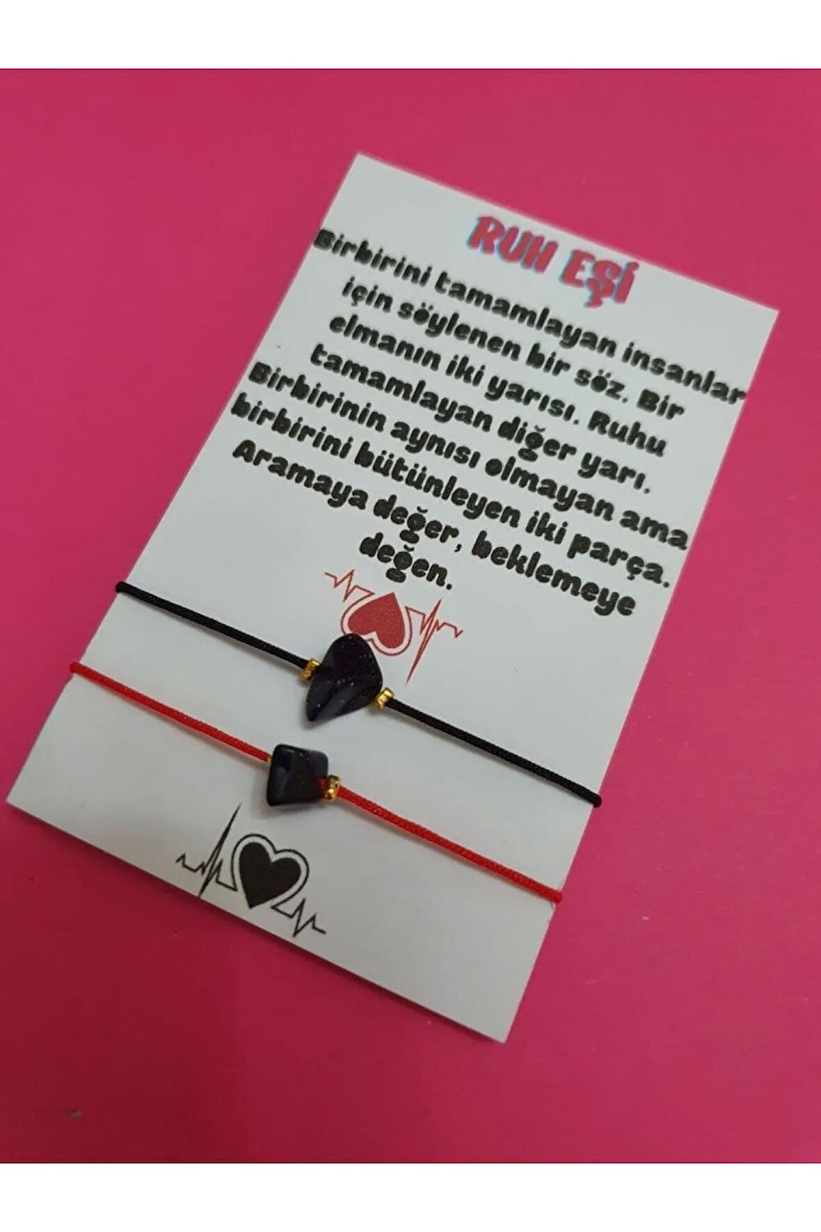 Ruh Eşi Yıldız Doğal Taşlı Sevgili Bilekliği