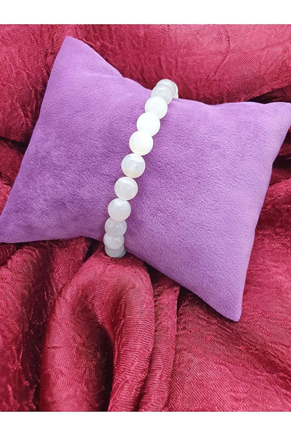 Doğal Aytaşı Bileklik 8 mm