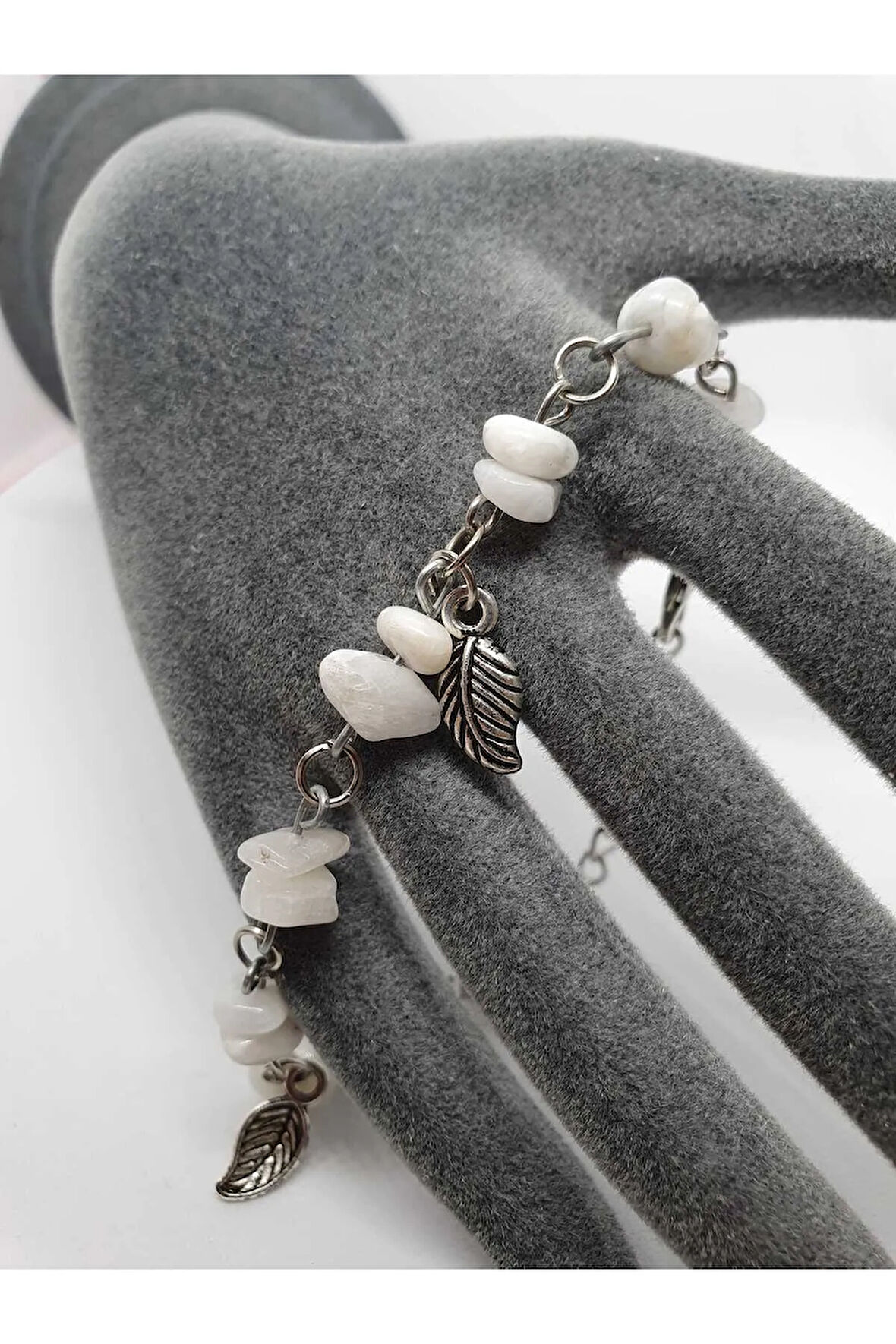 Sertifikalı Aytaşı (zayıflama Taşı) Taşı Bileklik Orijinal Doğal Taş Tasarım Bileklik