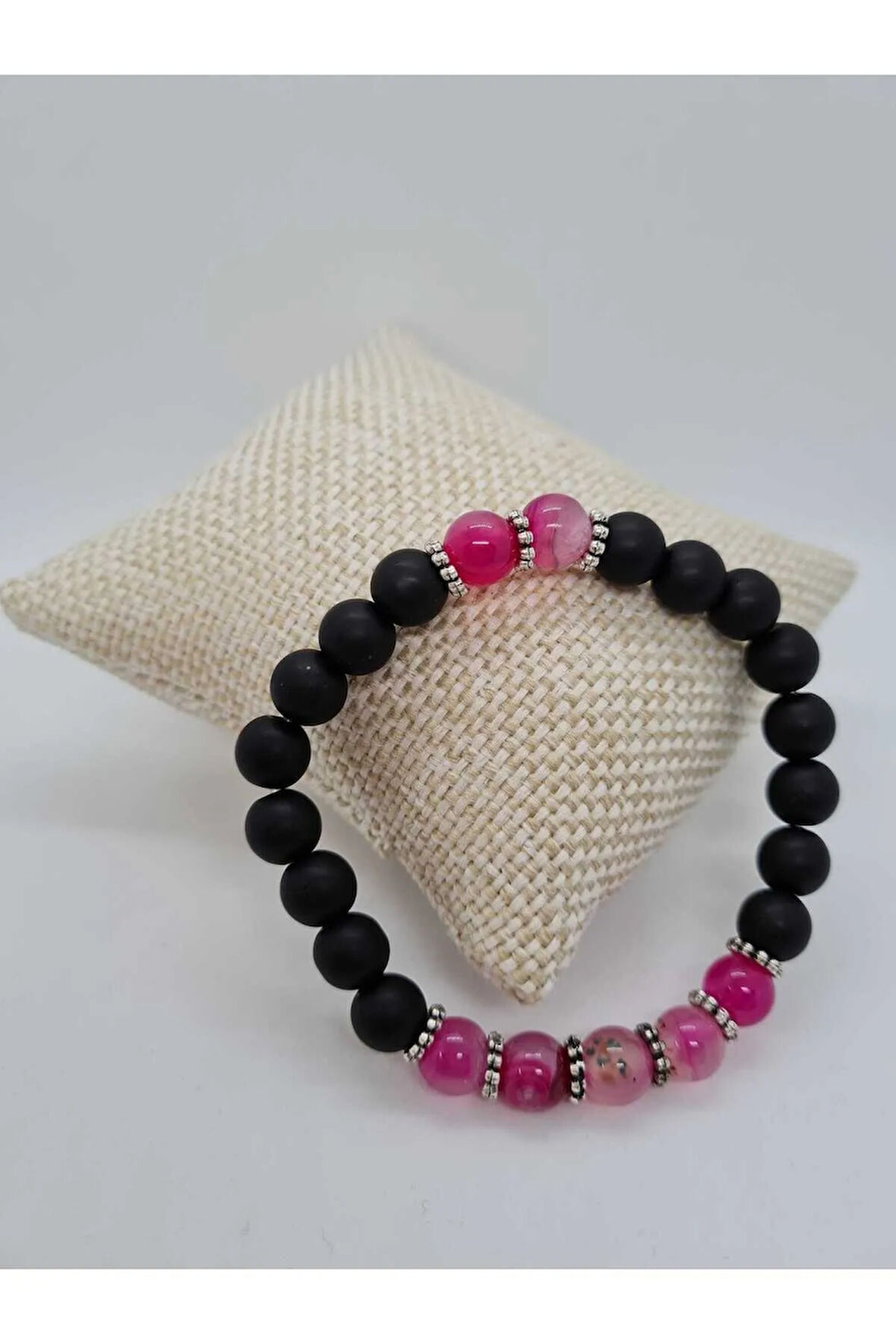 Akik ve Oniks Doğal Taş Bileklik