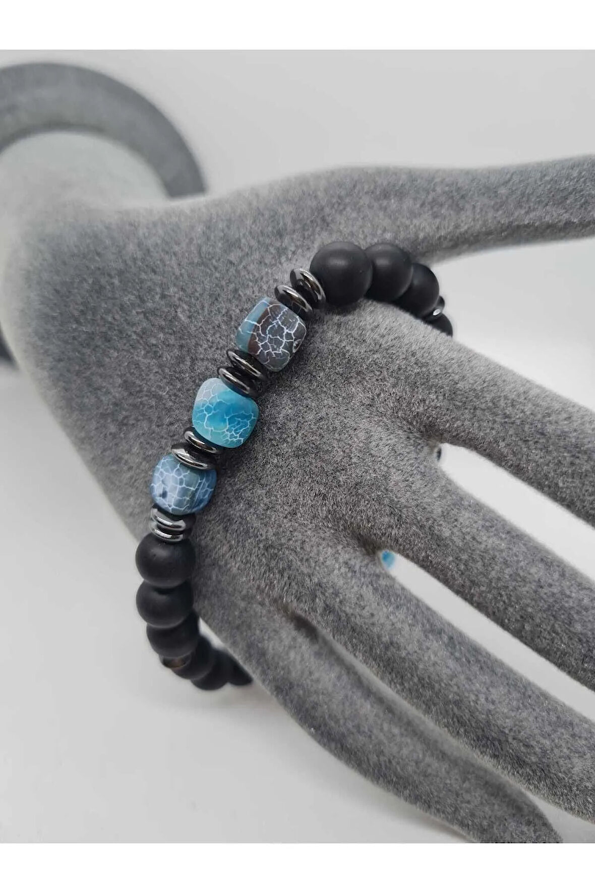 Doğal Taş Küp Akik , Hematit , Oniks