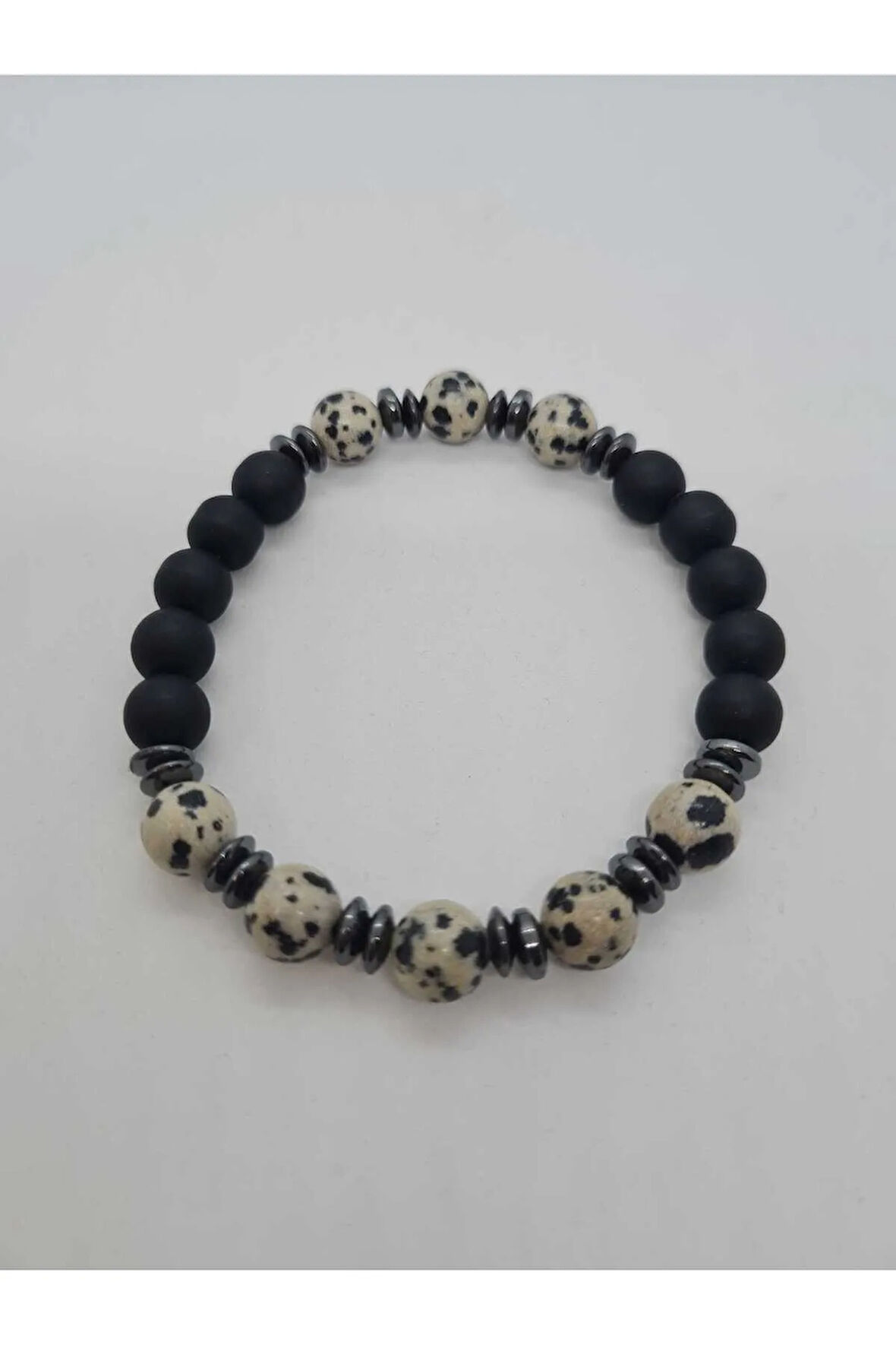 Jasper , Hematit , Oniks Doğal Taş Bileklik Tasarım