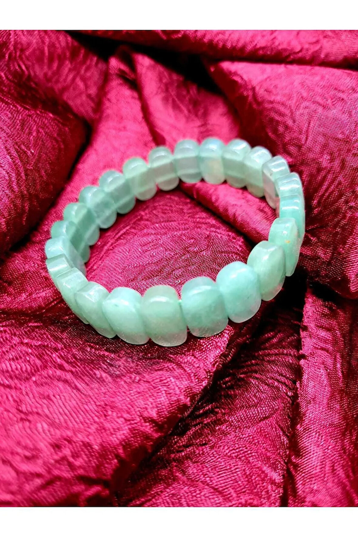 Doğal Aventurin Taşı Rolex Bileklik