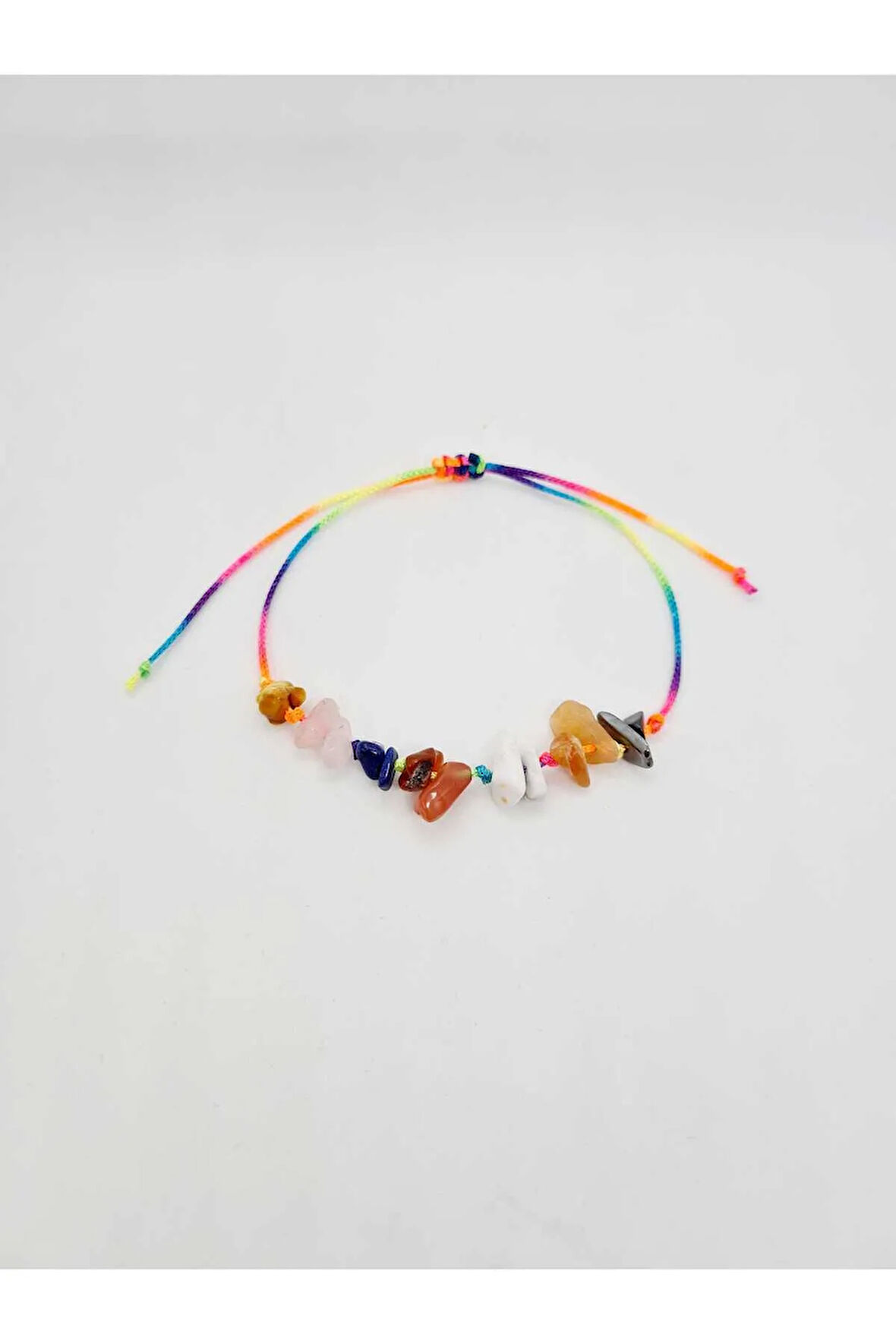 Sertifikalı Kız Öğrenci Bileklik Kehribar Kuvars Kalsit Havlit Lapis Akik Hematit Doğal Taş Bileklik