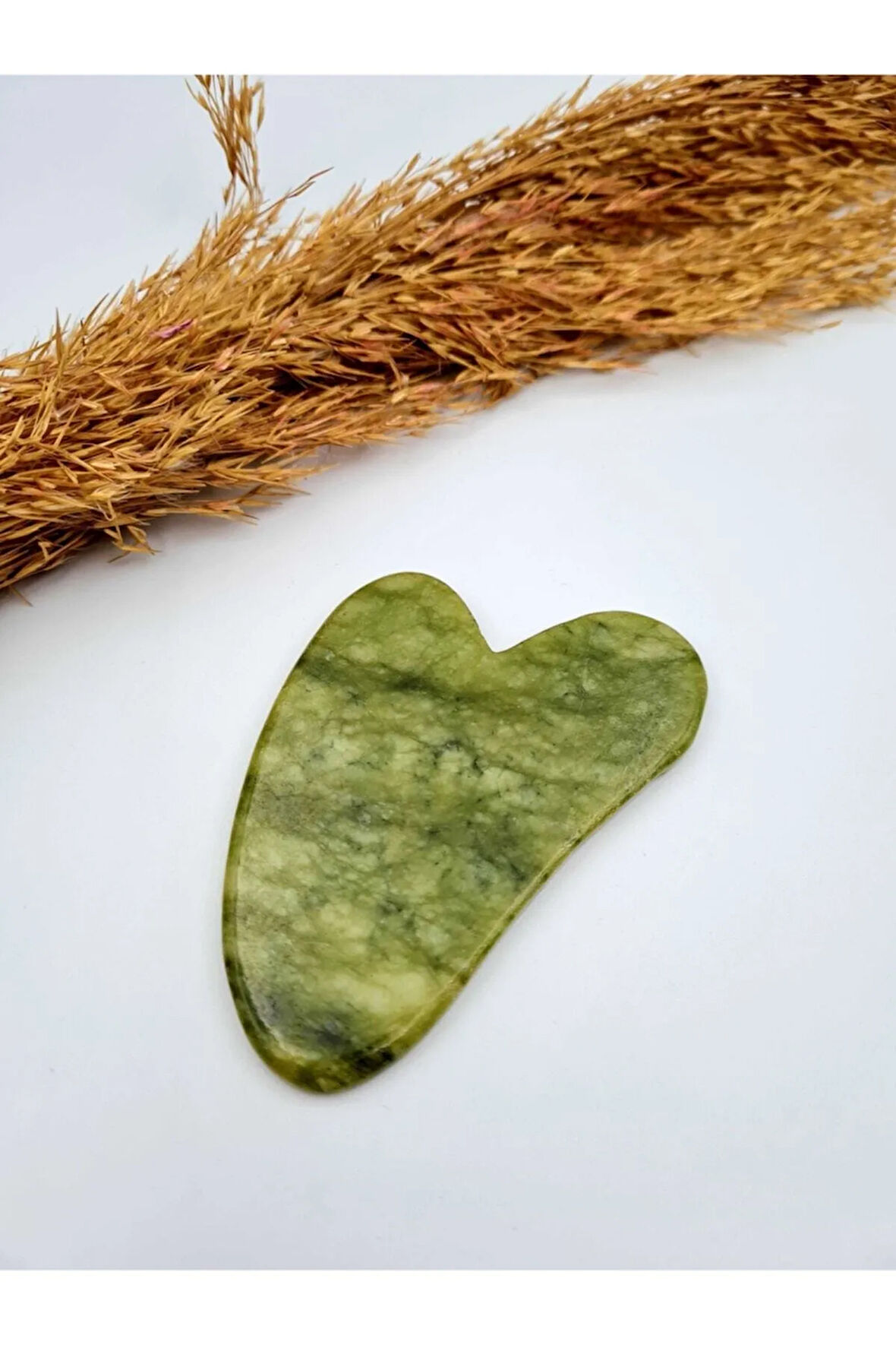 Yeşim Taşı Orijinal Doğal Taş Gua Sha Masaj Taşı